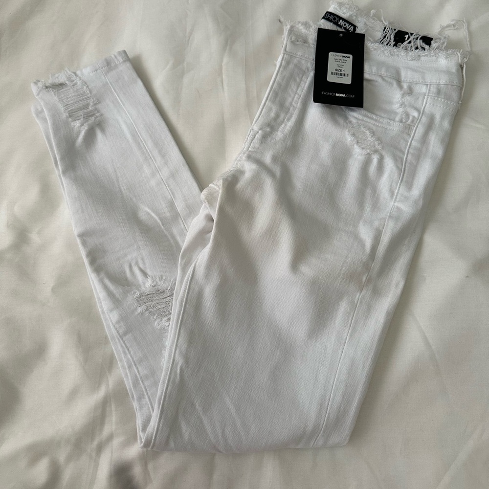 Distressed Fashion Nova Jeans
